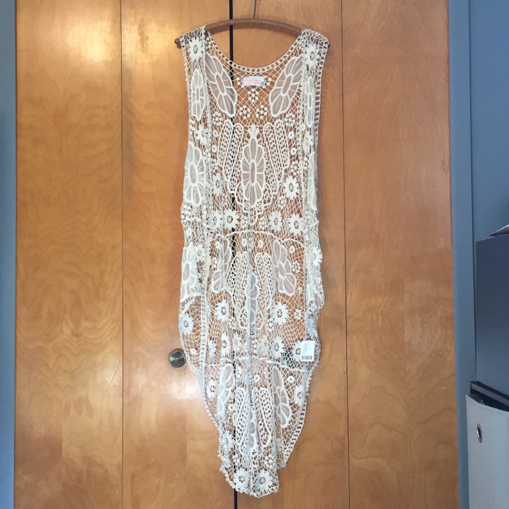 NWT FREE PEOPLE LACE VEST